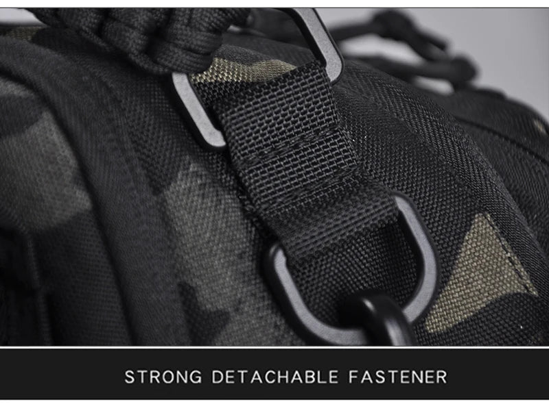 THE PEAK&PATH™ Nylon Fishing Bag Multifunctional Waterproof Durable Single Shoulder Bag Outdoor Camping Hiking Gear Fishing Tackle Bag