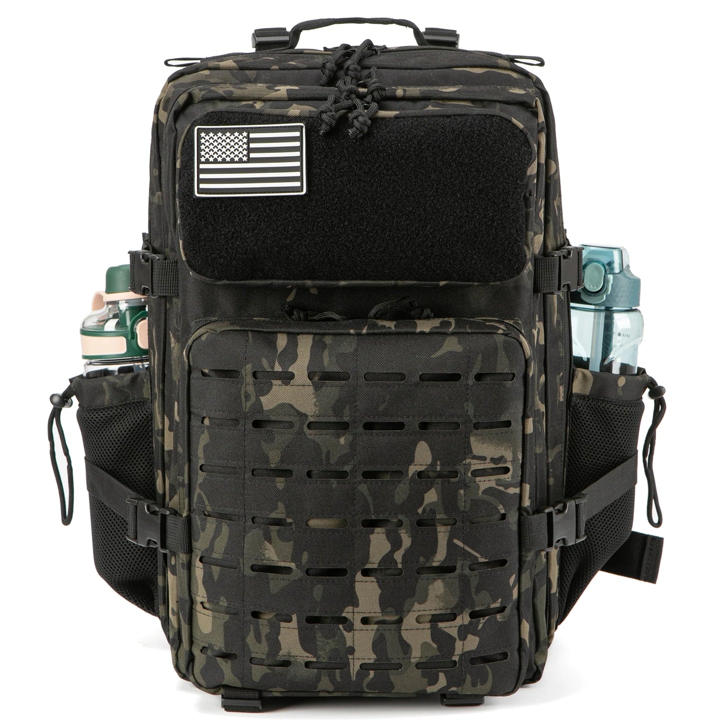 THE PEAK&PATH™ 50L Tactical Backpack survival Bag Hunting MOLLE Backpack GYM For Men EDC Outdoor Hiking Rucksack Witch Bottle Holder